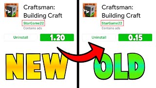 HOW TO DOWNLOAD OLD CRAFTSMAN VERSION 015 UPDATE [upl. by Nnaira]