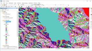 Basin Delineation part3 Watershed Delineation using pour point method [upl. by Latonia90]