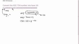 Example IEEE 754 32Bit to Decimal [upl. by Gingras972]