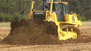 Komatsu D155AX7 crawl dozer with sigma blade [upl. by Noiraa42]