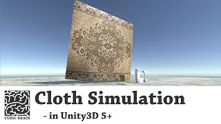 Unity3D  Cloth simulation [upl. by Mercuri795]