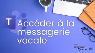 Accéder à la messagerie vocale  Microsoft Teams [upl. by Yesmar]