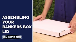 Bankers Box Lid Assembly White Box [upl. by Newnorb]