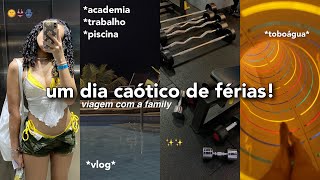 um dia caótico comigo vlog férias💫 acad trabalho piscina feirinha… [upl. by Elysia]