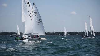 Flying Scot Midwinters sets sail in Sarasota Bay [upl. by Onez]