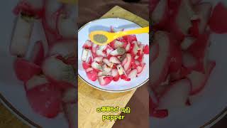 Rose Apple Pickle  ජම්බු අච්චාරු🍒 spicy food cooking spicy subscribemychannel [upl. by Atnim]