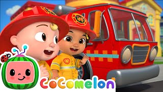 Wheels on the Fire Truck Song  CoComelon Nursery Rhymes amp Kids Songs [upl. by Yelsha599]