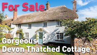 Property Tour  Gorgeous Mid Devon Thatched Cottage [upl. by Ellesor]