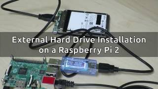 Raspberry Pi 2 External Hard Drive Installation Part 1  SATAtoUSB Converter FAIL [upl. by Joappa854]