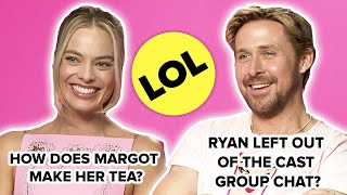 Margot Robbie and Ryan Gosling Answer Barbie Questions [upl. by Radbourne]