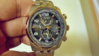 How to set the Time and Date manually on a Citizen Radio Controlled Watch H820 [upl. by Alilak]