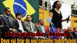 missionária Zete Alves  Deus vai tirar do seu caminho todos falsos  pregação Nova [upl. by Jaycee280]