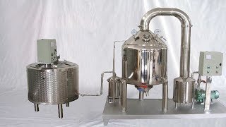 Honey filtration processing equipment vacuum food condensing machinery máquina para hacer miel [upl. by Eedolem418]