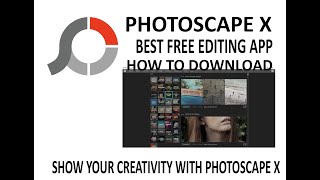 PHOTOSCAPE X BEST FREE EDITING TOOL HOW TO DOWNLOAD [upl. by Norrej]