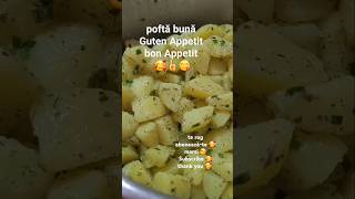 Cartofi natur  Kartoffeln  potatoes youtubeshorts food reels like livenews cooking good 👍😘 [upl. by Ayhtak]