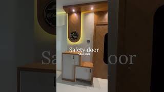 Safety door amp shoe rack safety door design [upl. by Anai]