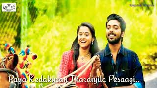 Whatsapp status tamil  love cut songs  sad love feeling status for whatsapp  Sandalee  Sema [upl. by Lossa312]