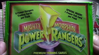 1994 Mighty Morphin Power Rangers Premium Trading Cards [upl. by Wind820]