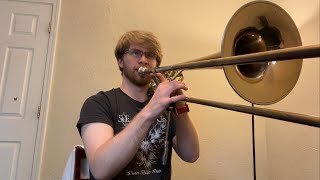 Blazhevich  No 5  Contrabass Trombone Etude [upl. by Brier939]