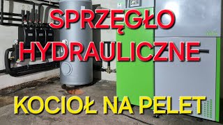 SPRZĘGŁO HYDRAULICZNE KOCIOŁ NA PELET JAKI KOMINSAS BIO COMPACT PLUS [upl. by Herzen657]