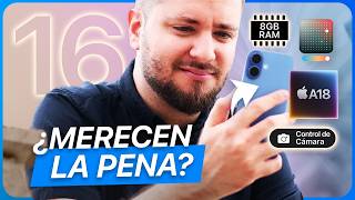 iPhone 16 y 16 Plus review Diseño cámaras y lo que Apple NO te cuenta [upl. by Drapehs]