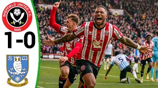 Sheffield United vs Sheffield Wednesday 10 Tyrese Campbell Goal All Goals amp Extended Highlights [upl. by Dnomra825]