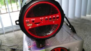 axess bluetooth speaker unboxing en español [upl. by Kidder]