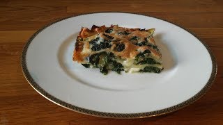 how to make vegetarian lasagna  spinach lasagna [upl. by Karel153]