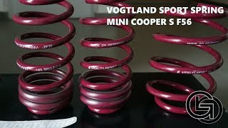 Vogtland Sport Spring Mini Cooper S F56 [upl. by Anilasor477]