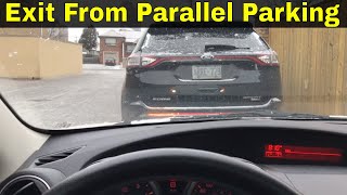 How To Exit A Parallel Parking SpaceDriving Tutorial [upl. by Tomlin]