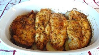 Pechugas de Pollo con Papas al Horno Mis Recetas Deliciosas pechugadepolloalhorno pechugasalhorno [upl. by Alludba244]