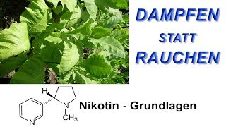 Dampfen statt Rauchen Teil 2  Grundlagen der Nikotinwirkung [upl. by Latsyc]