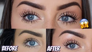 HOW TO GROW YOUR EYELASHES SO LONG  MIRACLE GROW FOR REAL  LOOK AT THE LENGTH OF MINE [upl. by Kori822]