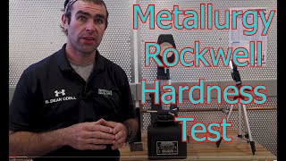 Rockwell Hardness Test Demonstration [upl. by Attenej]