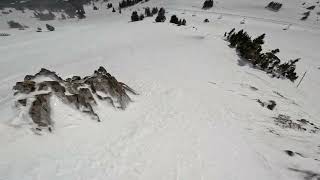 Loveland Ski Area  4 Headwall in the wind [upl. by Eiramyelhsa]