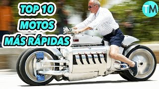 LAS 10 MOTOS Más RÁPIDAS Del Mundo 2017  2018 [upl. by Erlina]