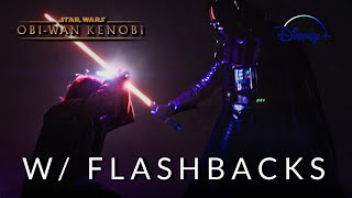 Ben Kenobi Vs Darth Vader Full Fight Scene w Flashbacks 4K [upl. by Alberta]