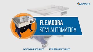 Flejadora Semi Automática para Fleje de Polipropileno [upl. by Nirat]