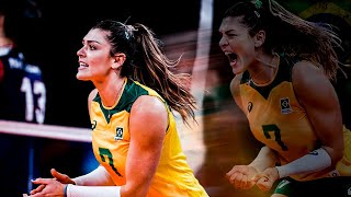 Crazy Volleyball Moments With Rosamaria Montibeller  Best Volleyball Actions  VNL 2021 HD [upl. by Lantz541]