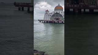 Masjid Selat Melaka Malacca Islamic Architecture is on another level 👍👍👍 [upl. by Lacagnia945]