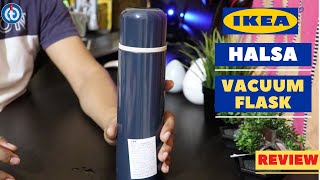 IKEA Halsa Stainless Steel Vacuum Flask Review [upl. by Kurtz154]