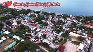 DJI DRONE SHOT over Poblacion Claveria Burias Island Masbate [upl. by Happ]