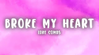 Luke Combs  Beer Never Broke My Heart [upl. by Sitof894]