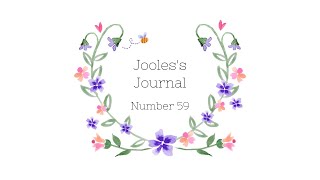 Sew Sweet Violet  Jooless Journal  Number 59 [upl. by Regdor]