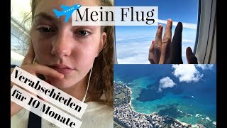 Mein Flug nach Honolulu  Gefühlschaos Schwierigkeiten Flug verpasst  Auslandsjahr 201819 🌺 [upl. by Friend]