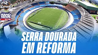 Serra Dourada em reforma veja data de retorno do maior palco do futebol goiano [upl. by Marylynne]