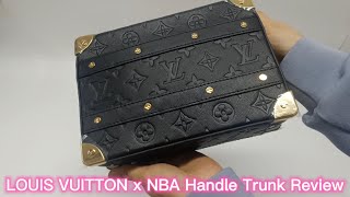 UNBOXING LOUIS VUITTON BAG x NBA Handle Trunk M57971 [upl. by Domenech233]