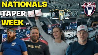 How I Tapered Into USA Weightlifting Nationals [upl. by Angell]