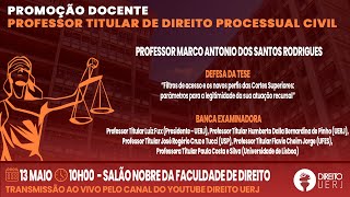 Promoção Docente  Professor Titular de Direito Processual Civil [upl. by Siraf]