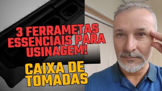 FERRAMENTAS ESSENCIAIS Para USINAGEM de Caixa de Passagem de Tomadas  DIY [upl. by Mouldon555]